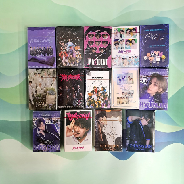 Набір карток (55 карт) к-поп k-pop Стрей Кідс Stray Kids 