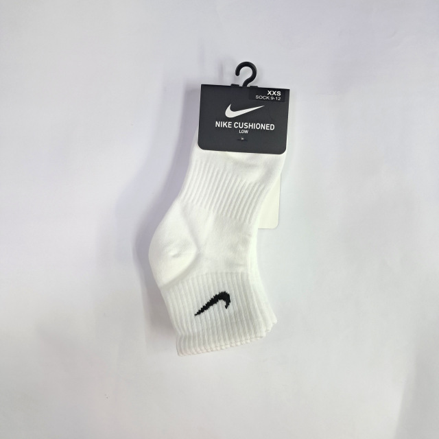 Шкарпетки дитячі Nike Cushioned, low, комплект 3 пари, білі
