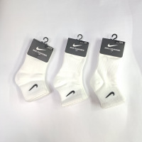 Шкарпетки дитячі Nike Cushioned, low, комплект 3 пари, білі