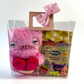 Подарунковий набір Фаглер, Fuggler ( м'яка іграшка, брелок-сюрприз, заколка бант, нічник планер)