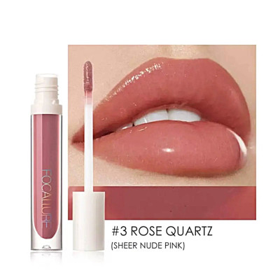 Блиск для губ з ефектом збільшення Focallure PlumpMax High Shine Lip Gloss 03 Rose Quartz