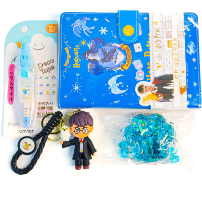 Подарунковий набір Гаррі Поттер, Harry Potter (блокнот, брелок, табо лапка, скотч лайнер)