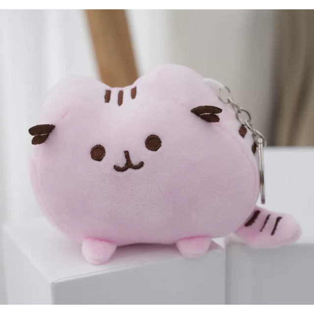 Брелок-іграшка м'яка Кіт Пушин Pusheen рожевий