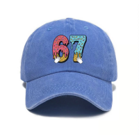 Кепка трендова 67 (six seven) синя