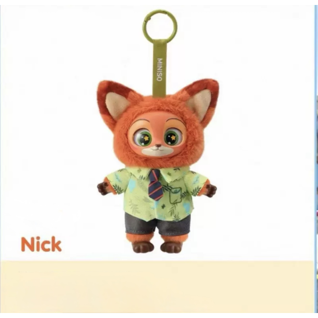Іграшка-брелок Нік Уайлд Крутихвіст, Nicholas "Nick" Piberius Wilde Зоотрополіс, Zootopia, 15 см