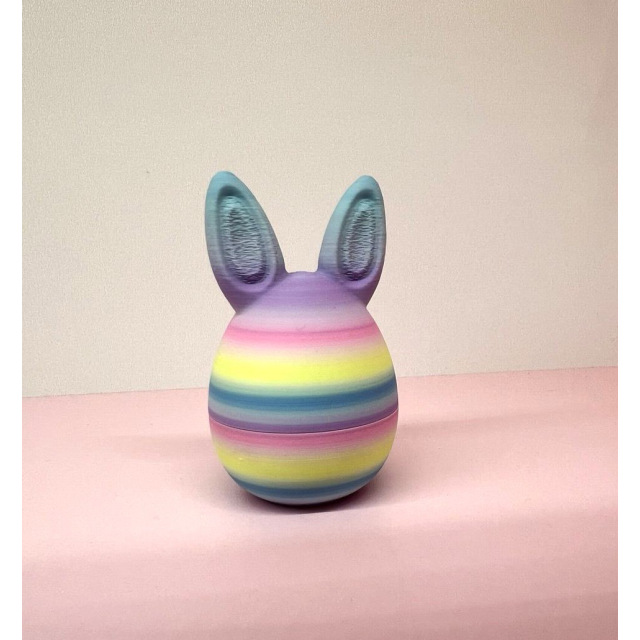 Іграшка 3D Великодній кролик в яйці, Прикраса на Великдень