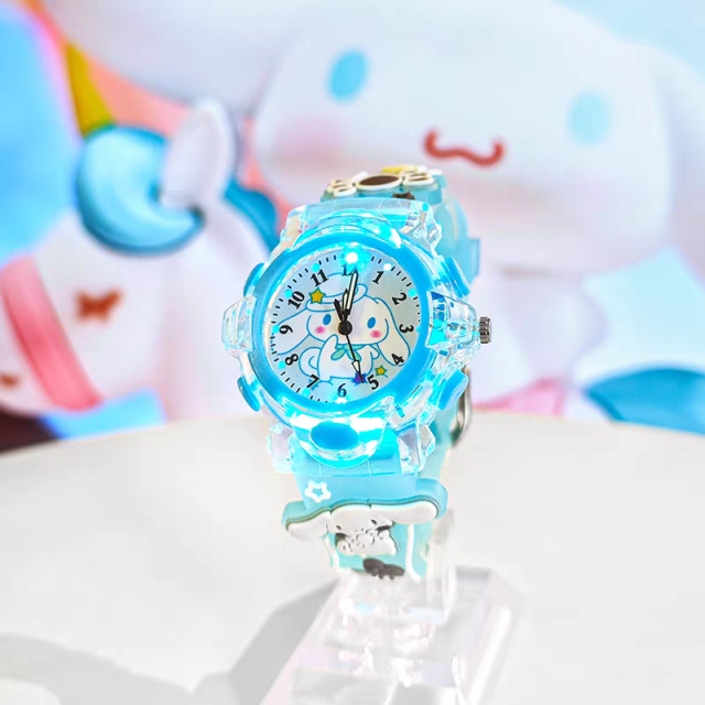 Дитячий наручний годинник Сінаморол, Cinnamoroll з підсвічуванням