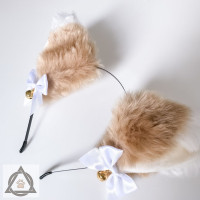 Вушка для квадробіки Коричневі