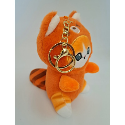 М'який брелок Котик у костюмі Червоної панди