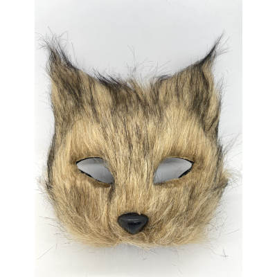 Маска кота для квадробіки Коричнева