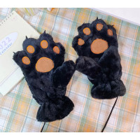 Лапки рукавички з кігтиками Чорні