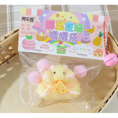 Сквіш антистресс Хом'як Жовтий