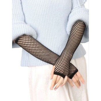 Мітенки в сіточку Чорні