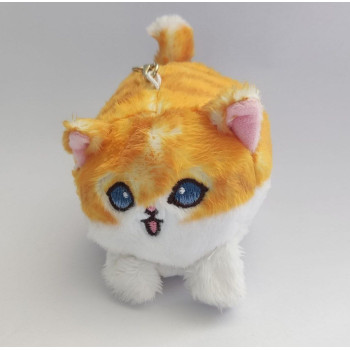 Брелок м'яка іграшка Котик Рудий