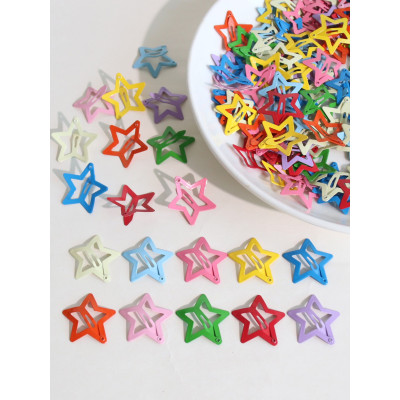 Заколки Зірочки Різнокольорові (10 штук)