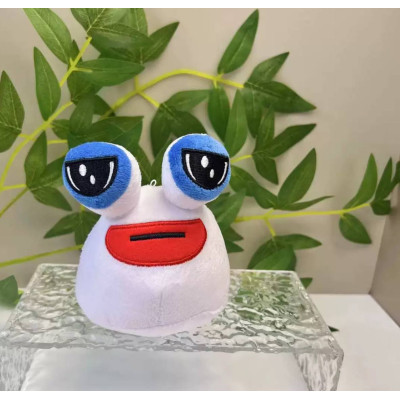 М'яка іграшка брелок міні Пу Pou Білий