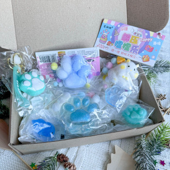 Набір Сквіш Таба Лапки, Хом'як та брелок Лапка