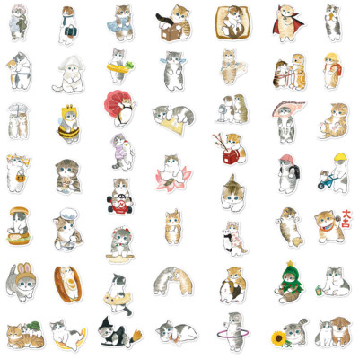 Набір наліпок 50шт Котики