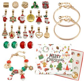 Адвент календар з прикрасами (браслети)