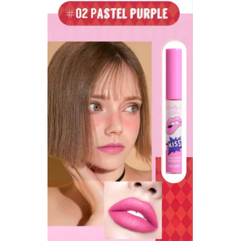 Тінт для губ матовий №2 Пастельно фіолетовий