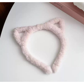 Обруч з вушками Рожевий