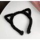 Обруч з вушками Чорний