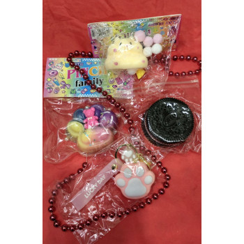 Набір Сквіш Таба Лапка, Орео, Хом’як та брелок Лапка