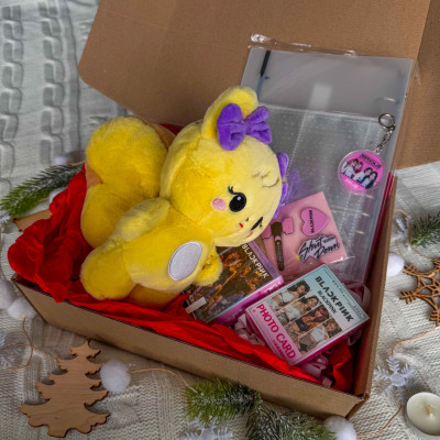 Подарунковий набір К-поп Блек Пінк Black Pink Розе