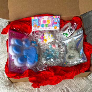 Таба Лапки, Хом'як, 3D Дракон, Наліпки Набір Сквіш