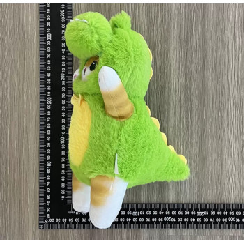 М'яка іграшка Котик у костюмі Динозавра 26см