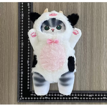 М'яка іграшка Котик у костюмі Корівки 26см