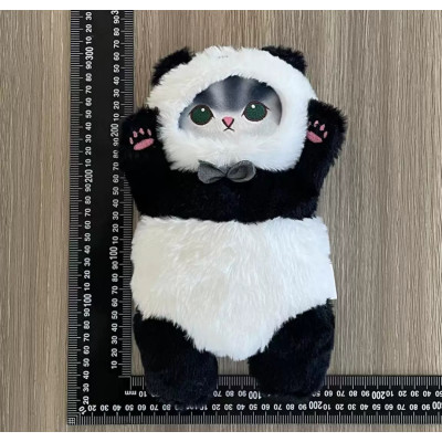 М'яка іграшка Котик у костюмі Панди 26см