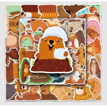 Набір наліпок 50шт Бабак