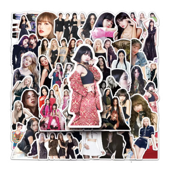 Набір наліпок 50шт К-поп Блек Пінк Black Pink