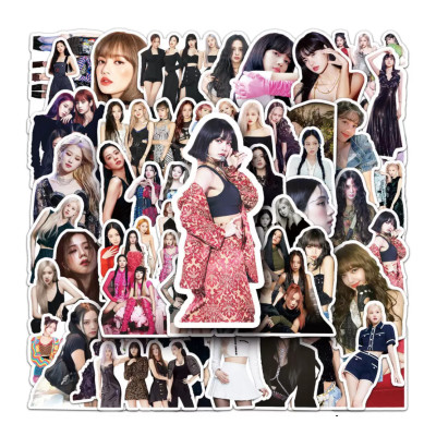 Набір наліпок 50шт К-поп Блек Пінк Black Pink