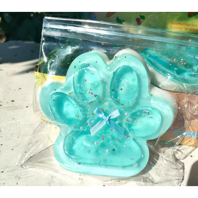 Сквіш таба лапка антистрес Блакитна лагуна 14см