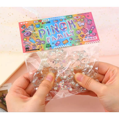 Таба лапки сквіш антистрес Прозорі