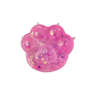 Сквіш таба лапка антистрес гелева Рожева