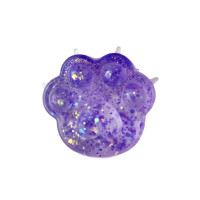 Сквіш таба лапка антистрес гелева Фіолетова