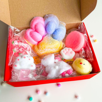 Таба Лапки, Курча, Котик, Хом'як, Орео Набір Сквіш