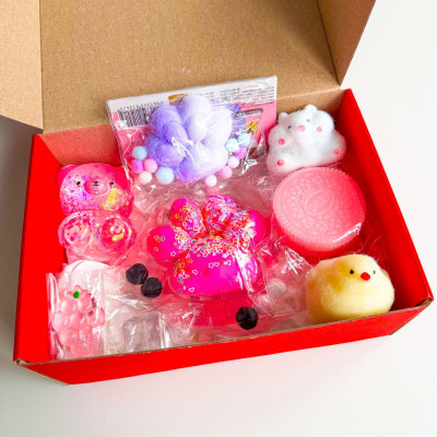 Набір Сквіш Таба Лапки, Курча, Ведмедик, Хом'як, Орео