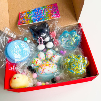 Набір Сквіш Таба Лапки, Курча, Котик, Орео