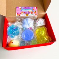 Набір Сквіш Таба Лапки, Хом'як, Курча, Ведмедик, Орео, Лід