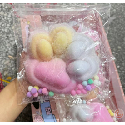 Набір Сквіш Таба Лапки, Курча, Ведмедик, Хом'як