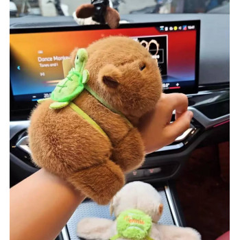 М'яка іграшка-браслет Капібара на руку