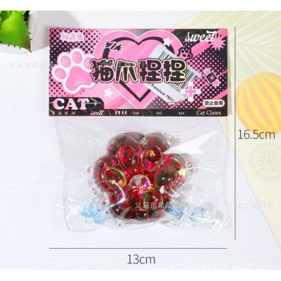 Таба лапка сквіш антистрес Зоряна Червона