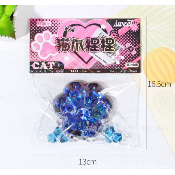 Таба лапка сквіш антистрес Зоряна Синя