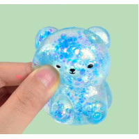 Сквіш антистрес гелевий Ведмедик Блакитний