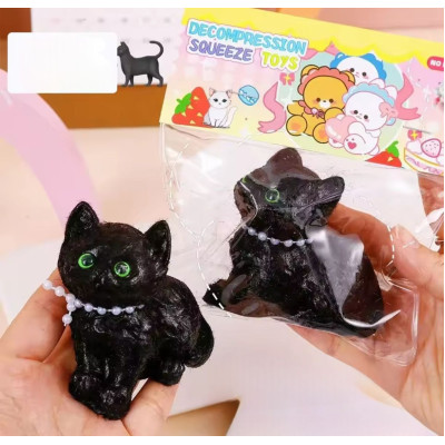 Таба сквіш антистрес Кошеня Чорне