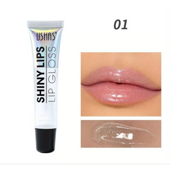 Блиск для губ з шиммером №1 Сріблястий